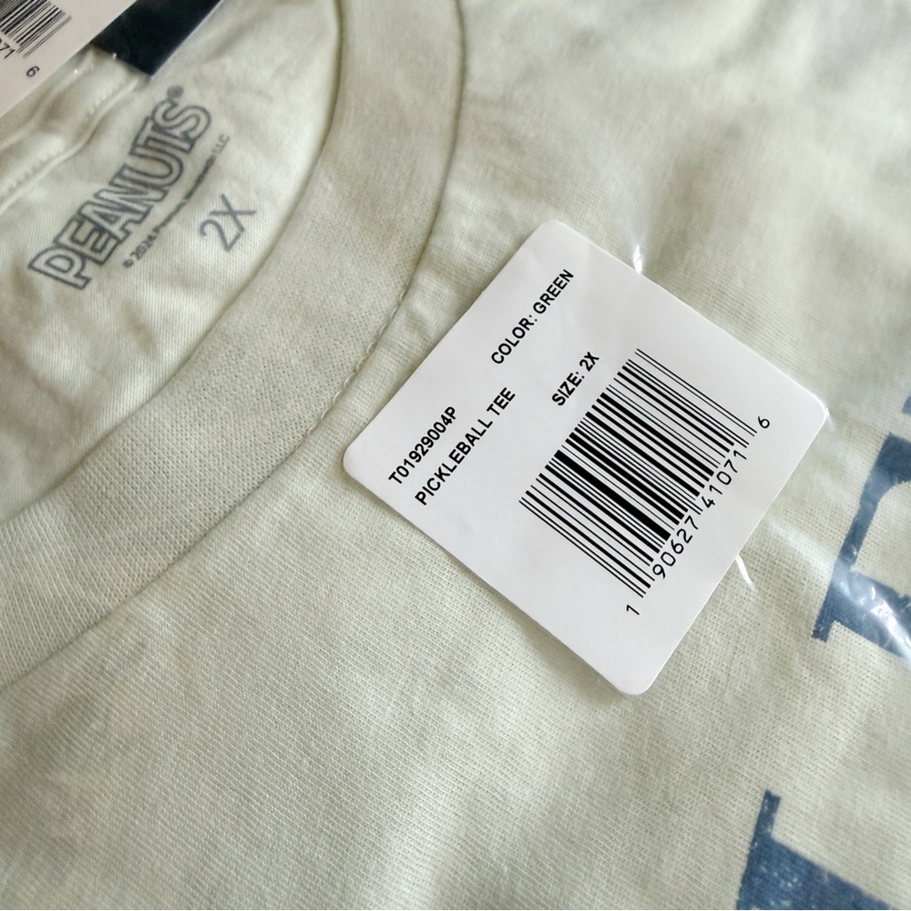 GRAYSON THREADS, THE LABEL Pickleball Champs Tee 2X, Peanuts Snoopy Graphic NWT - Picture 8 of 13